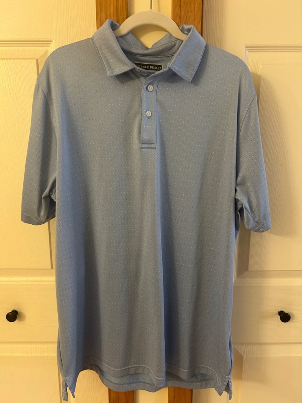 Pebble Beach Men's Light Blue Polo Shirt